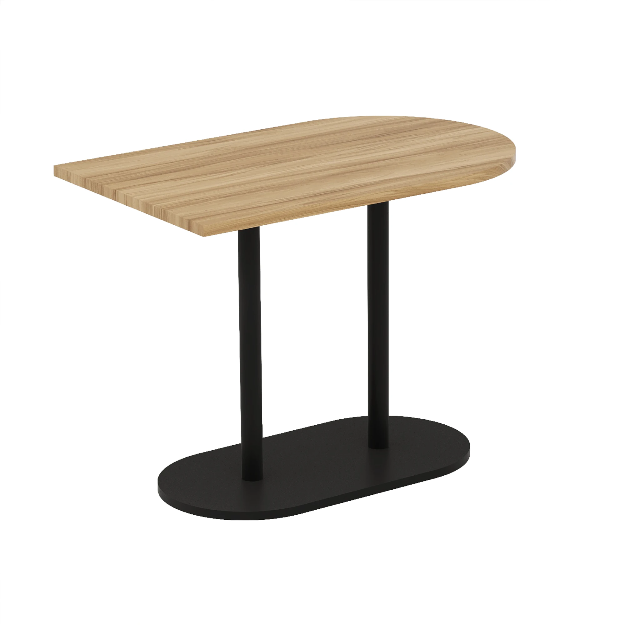 Mesa de reunião Space com lateral reta